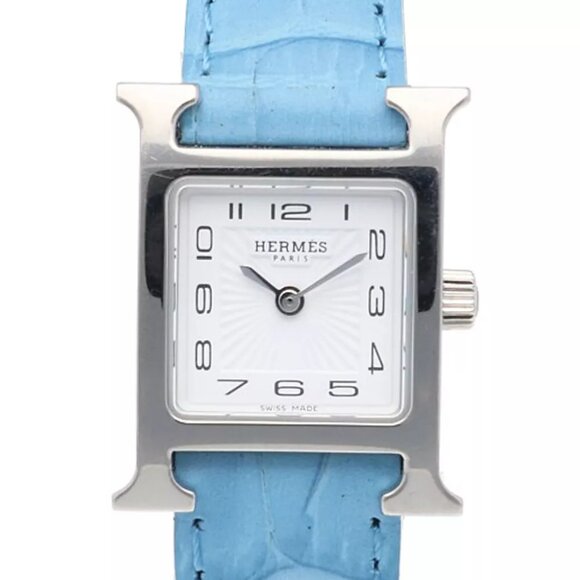 HERMES H watch mini Watches HH1.110/037883WW00 Stainless Steel used - Picture 1 of 12